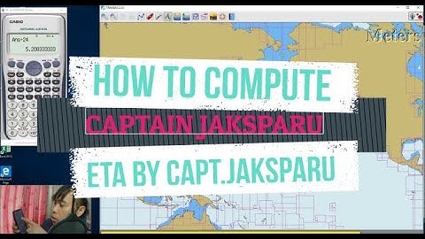 how to compute ETA on excel navigation