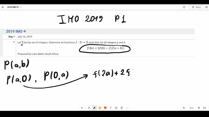 Problem of The Day: My IMO 2019 Problem 1