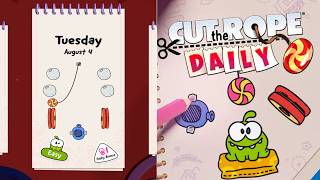 Cut the Rope Daily August 4 2026 Walkthrough 10 Stars