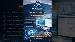 Teamcenter PLM &amp; Siemens PLM Training with Server Access | Call 9866955524 #job#joboriented#server