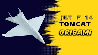 best origami paper jet - how to make a paper airplane model f-14 tomcat