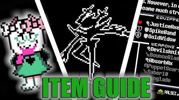 Deltarune Chapter 3 and 4 FULL Item and builds GUIDE (Suprisingly Deep)