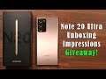 Samsung Galaxy Note 20 Ultra - Unboxing, Setup and Impressions + GIVEAWAY!