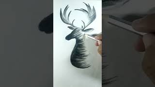 How to Draw Fantasy Deer🦌#drawingvideo #kidsdrawing #uniqueart #illustration #howtodraw