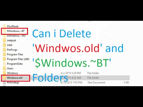 windows bt folder windows 10