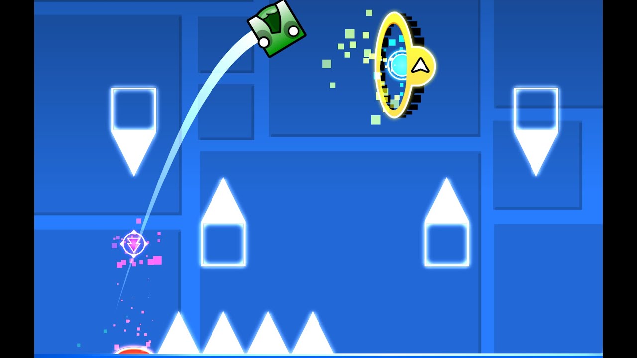 Making unique gameplay in geometry dash - YouTube