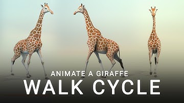 Animate a Giraffe Walk Cycle