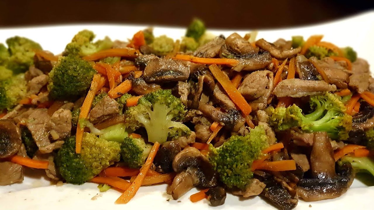 How to Cook Stir fry Pork with Mushrooms and Broccoli | Lamimpas imung Ex | Gilyn's Channel