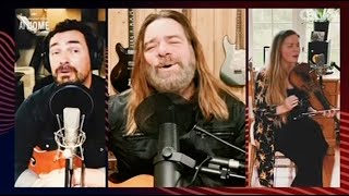 Video thumbnail of "Alan Doyle Trio w. Kendel Carson & Cory Tetford, Shine On/We're Gonna Love Tonight, Bud Stage @ Home"