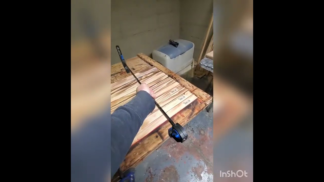 The process of building my flags. 