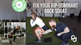 Fix Your Hip Dominant Back Squat | Form Tips for More Quad Focus