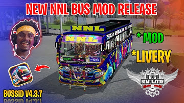 New NNL Bus Mod Tamil | Bus Simulator Indonesia | NNL Bus Livery In Bussid #new #nnl #bus #mod