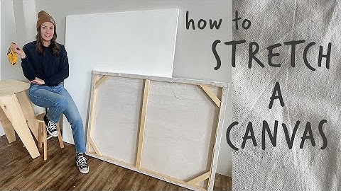 How to Build and Stretch a Large Canvas for Half the Price! | DIY Art & Design