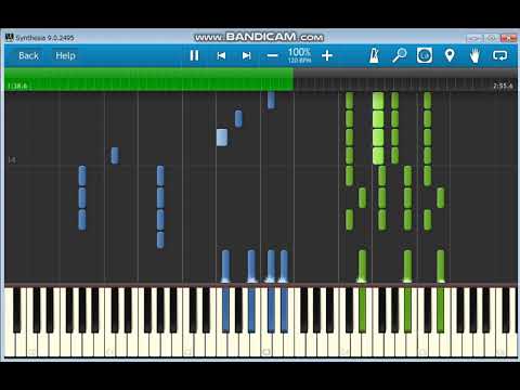 【合唱曲】青葉の歌　ピアノ伴奏　改正版