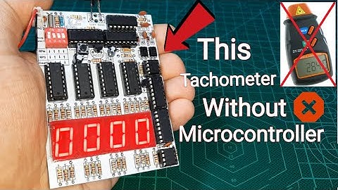 Non Contact Tachometer Without Microcontroller / Tachometer Explained