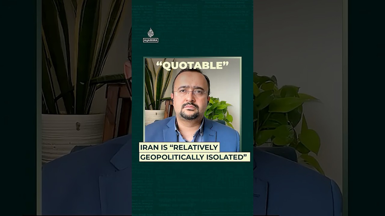 إيران "معزولة جيوسياسياً نسبياً"
