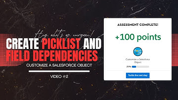 Create Picklists & Field Dependencies in Salesforce | Salesforce Trailblazer Project