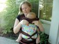 Mei Tai GloryBaby Hood/Rest in "head rest" position