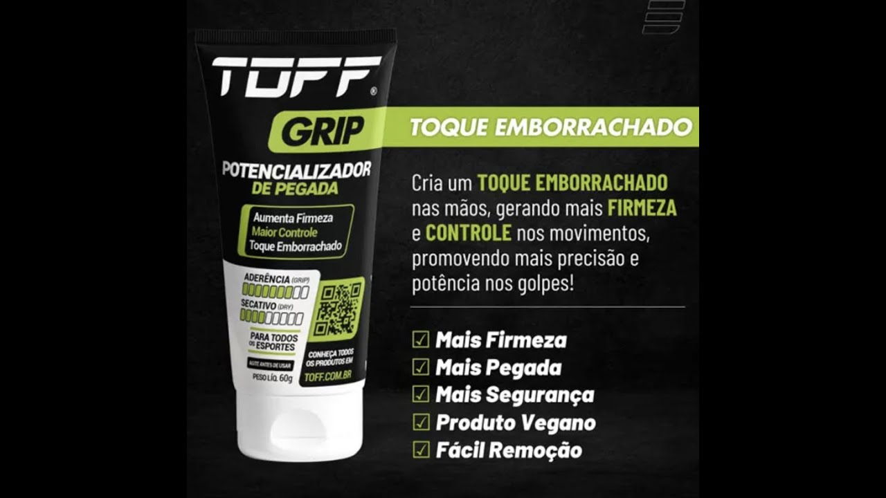 Gel Secativo Toff Dry Grip Potencia Na Pegada