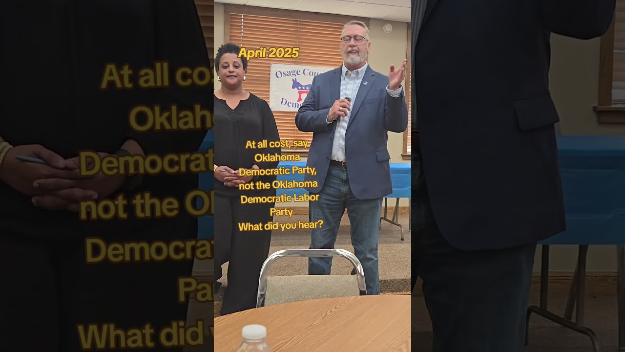 Kevin Dawson is running for the Oklahoma State Democratic Chair.  We are more than labor.