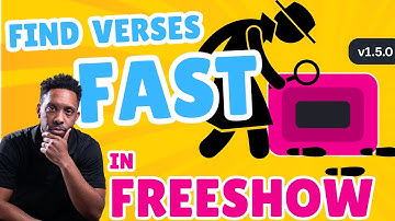 De beste manieren om in FreeShow naar de Bijbel te zoeken #freeshowtutorial