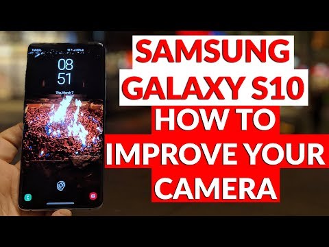 Samsung Galaxy S10 How To Set Up & Improve Your Camera & Video Quality - YouTube Tech Guy