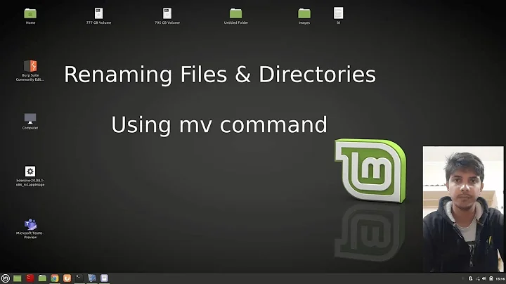 rename files and directories in linux | renaming using mv command in linux