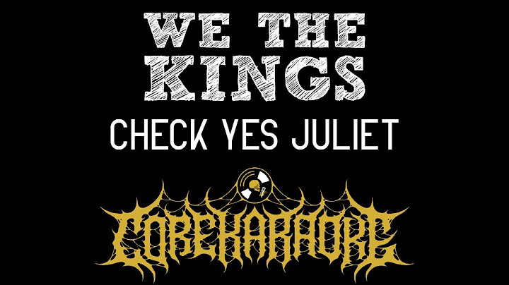Check Yes Juliet Karaoke version - Karaoke performance video thumbnail