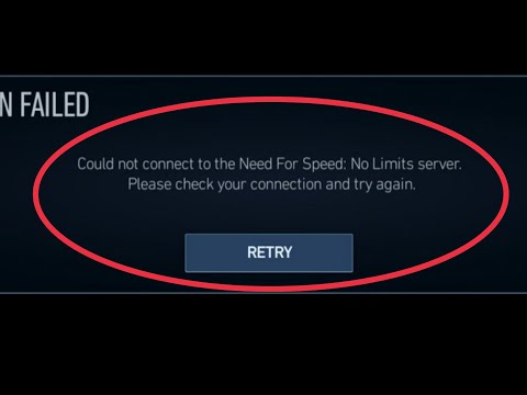 How To Fix Could not connect to the need for speed no limits server check connection problem solve
