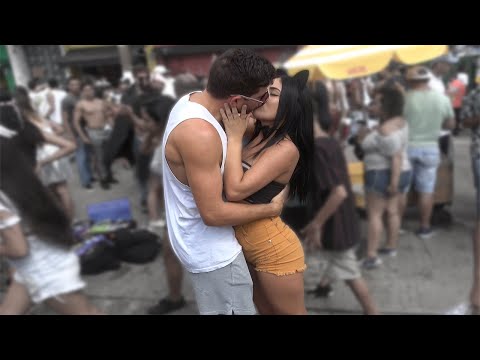 Kissing Prank in Carnaval Part 1