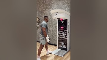 Francis Ngannou DESTROYS punch machine 😳