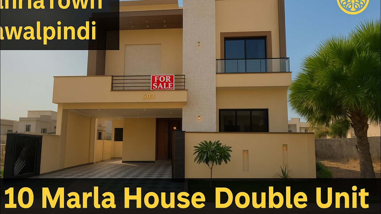 10 Marla Very Modern Front Elevation House With Double Kitchen For Sale In BahriaTown Rawalpindi