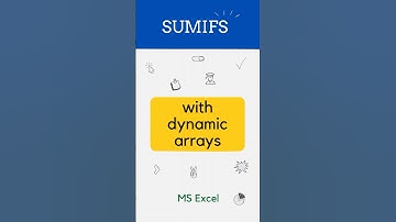 Find the aggregate value using SUMIFS with DYNAMIC ARRAYS in Excel