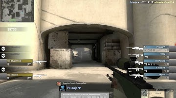 CSGO AWP Double headshot through smoke