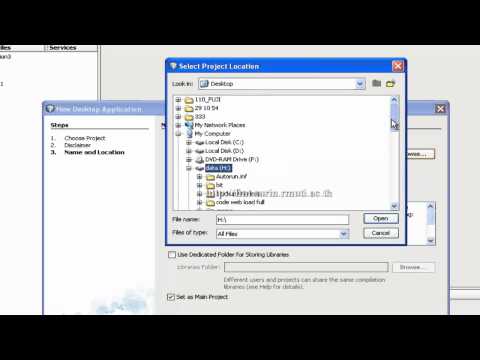 MYSQL  JAVA  3 ตอนที่ 2 การสร้างโปรเจคงานจาก