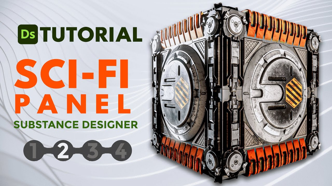2-Substance Designer Tutorial : Creating Fantastic Sci Fi Panel - YouTube