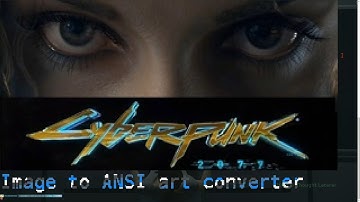 Displaying images in the GNU/Linux terminal - ANSI art converter preview