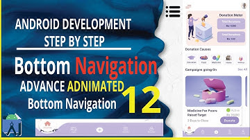 Bottom Navigation View with Navigation Component - Android Studio - Free source file - Material