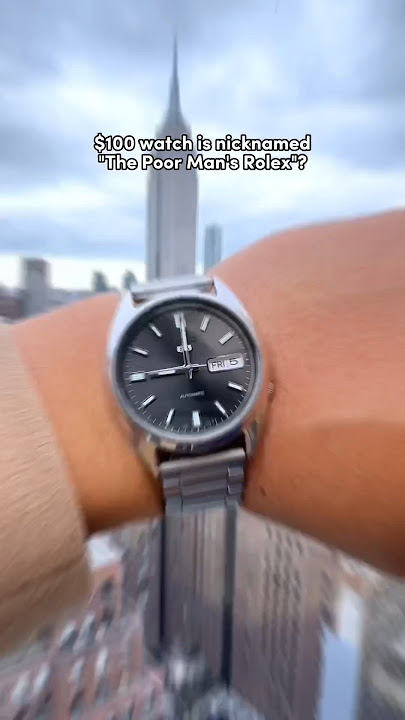 Why people call this the “$100 Rolex”🤔 #amazonfinds #giftideas #seiko