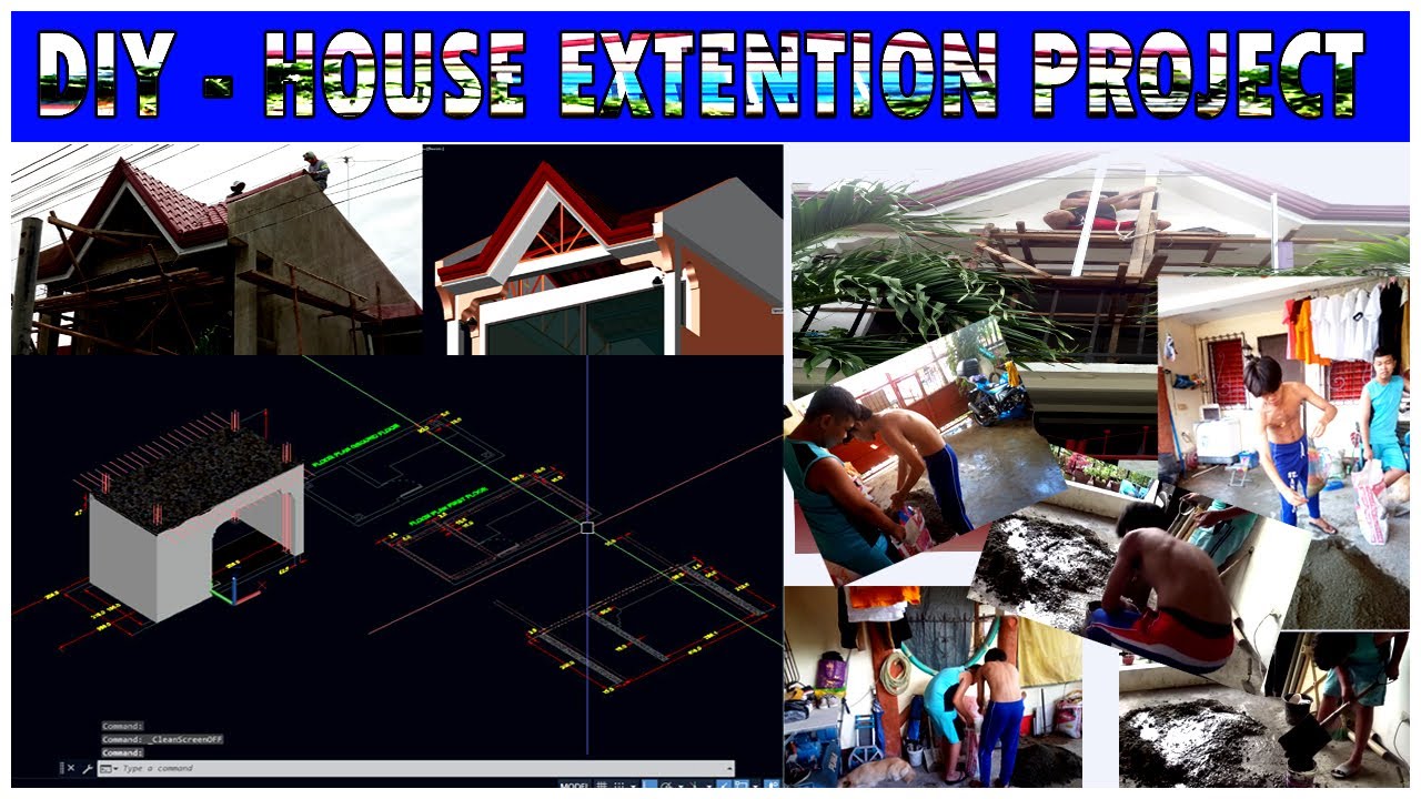 Part-1 DIY - house extension project me and my kids! - YouTube