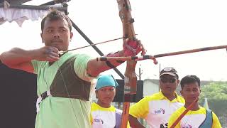 Archery 🏹 GOLD Medal Match, Assam vs Manipur; Indian Round Mixed Team | 37th National Games Goa 2023 screenshot 4