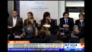 Cristina Fernández Está Convencida De Que La Muerte De Nisman No Fue Un Suicidio