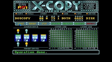 Copying floppy disk on Amiga with X-COPY
