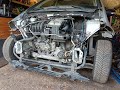 Mercedes a class w169 under the bonnet