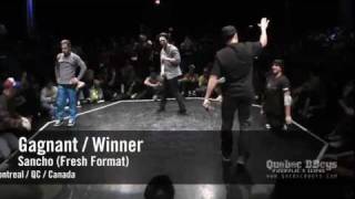 Qc Roc 15th Anniversary - Finale - Powermove Battle - Sancho vs Checho