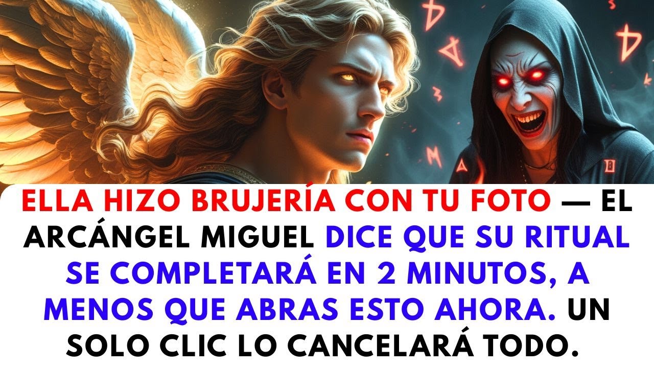 “El Arcángel Miguel advierte: su ritual terminará en 2 minutos”