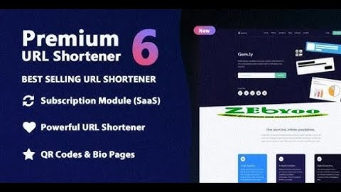 Premium URL Shortener v6.4 - Link Shortener, Bio Pages & QR Codes - nulled