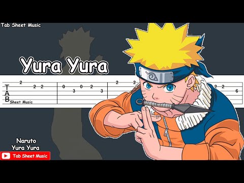 Naruto OP 9 - Yura Yura Guitar Tutorial