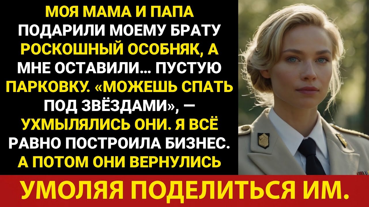 Моя мама подарила моему брату особняк, а мне ничего не оставила, а потом умоляла разрешить ей...