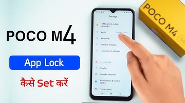 Poco M4 5G Apps Lock Settings | How to Set App Lock in Poco M4